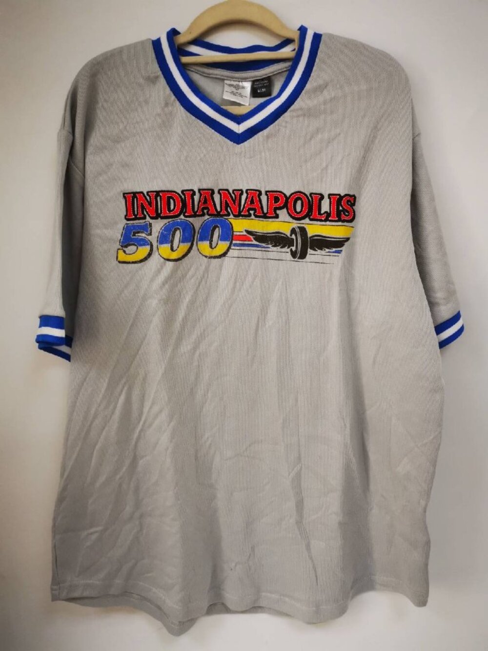 Indianapolis Motor Speedway IMS V-Neck Racing T-Shirt Size M